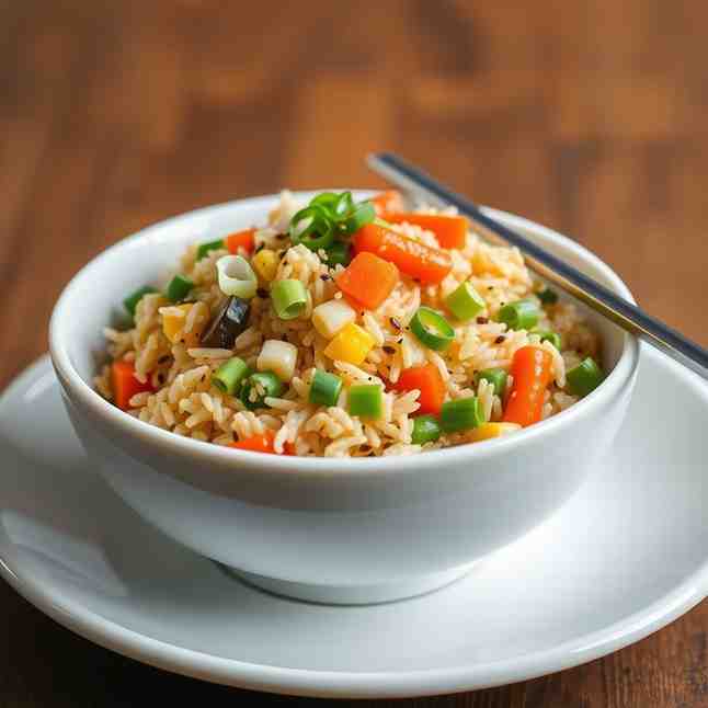 Easy Veggie Fried Rice - Wok-Free Weeknight Meal